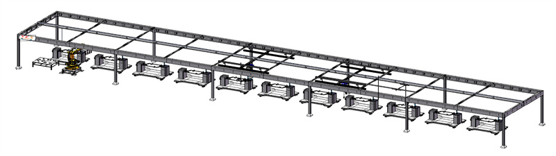 氢能源燃料电池系统组装线